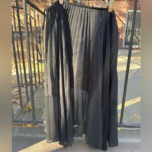 DKNY sheer midi skirt trendy